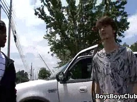 Black on boys - black muscular dude fuck white skinny gay boy 07