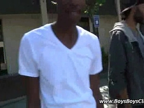 Interracial gay bareback porn video 17