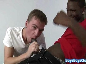 Interracial gay bareback fucking hard style movie 13