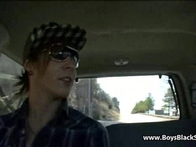 Gay sexy white boys banged by black cock 17