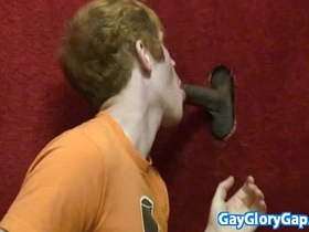 Interracial gay handjob and big black cock sucking movie 25