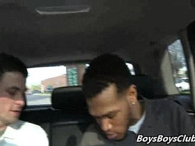 Blacks on boys - gay hardcore interracial fuck video 31