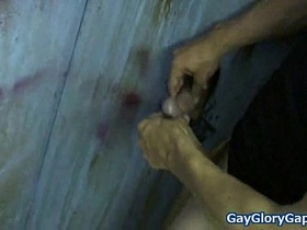 Handsome gay afro getting handjob 24