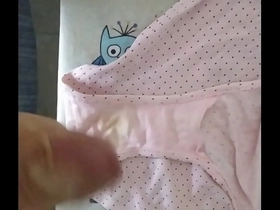 Corrida en bragas de mi mujer 109